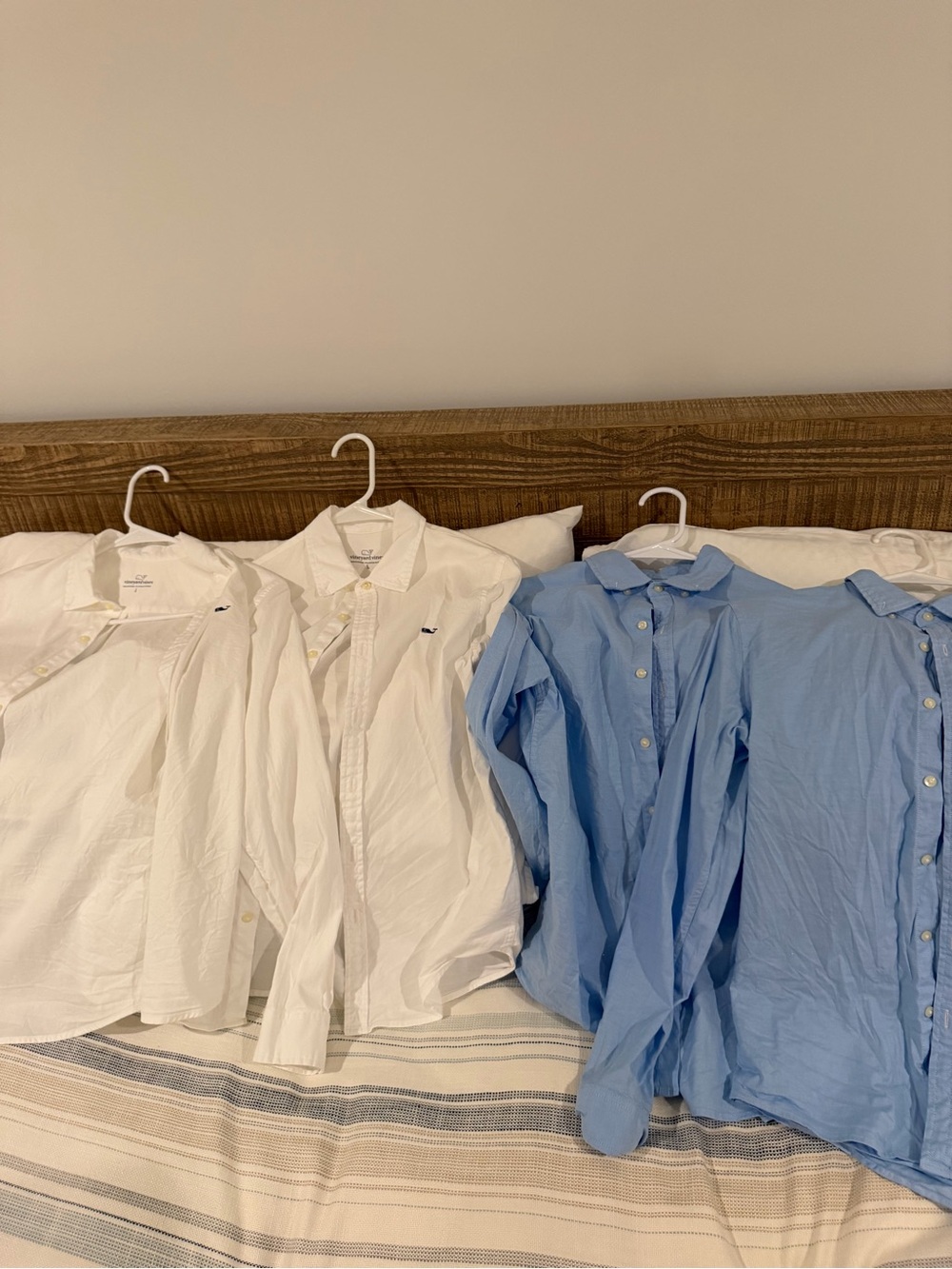 Vineyard Vines Kids White & Blue Button-Down Shirts - 4 Pack